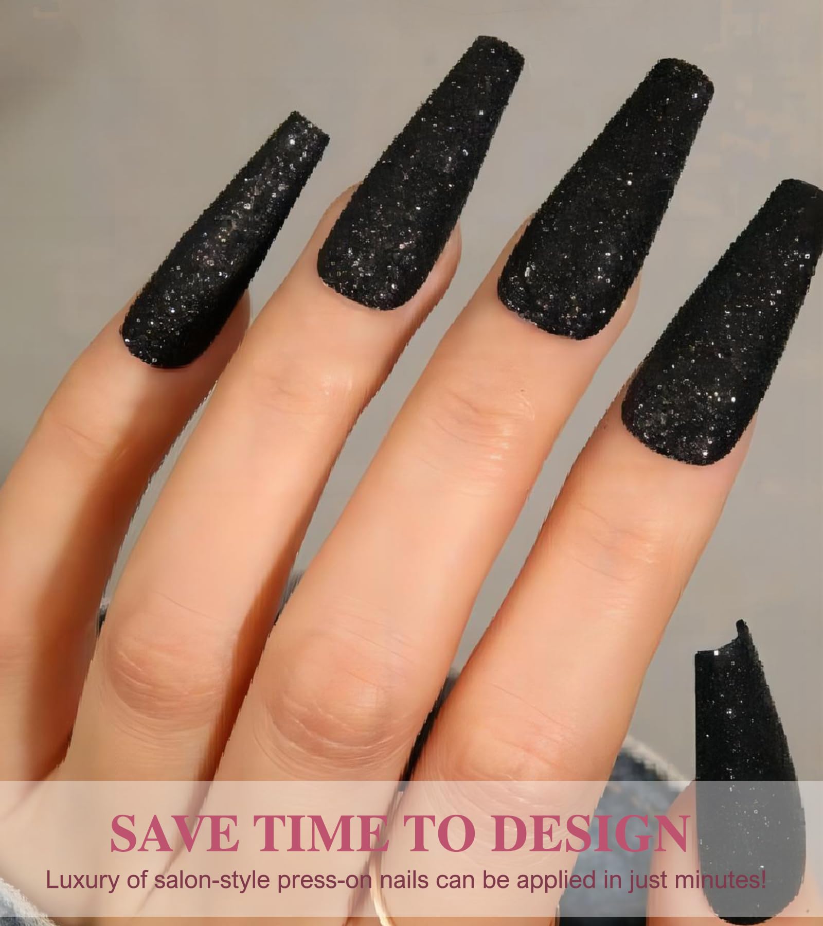 Aegenacess 24 nails in 12 sizes ensure a snug fit and professional finish.