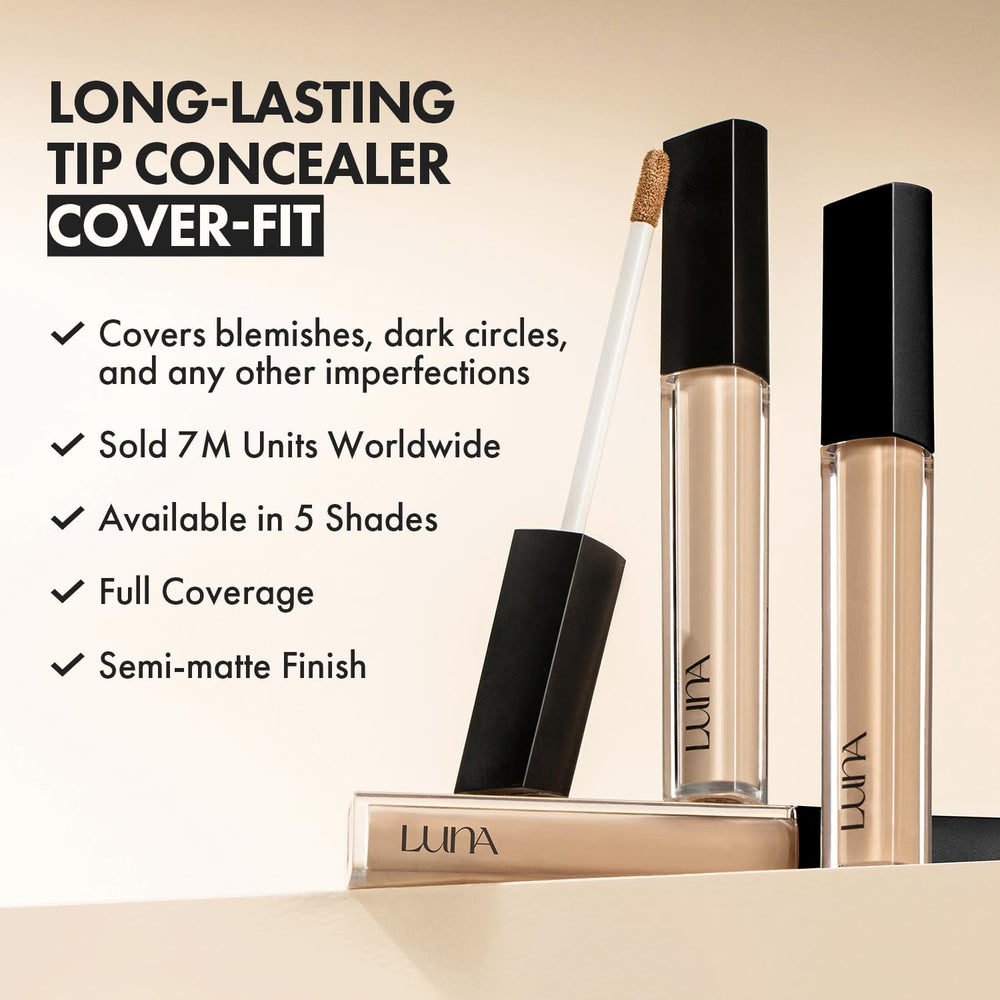 AEKYUNGLUNA LUNA concealer hygienic applicator enables precise, gentle application.