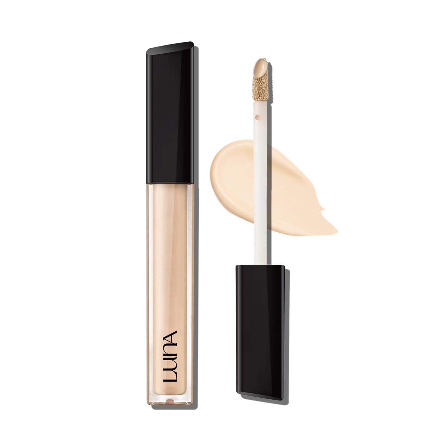AEKYUNGLUNA LUNA concealer Vanilla swatch for seamless under-eye coverage.