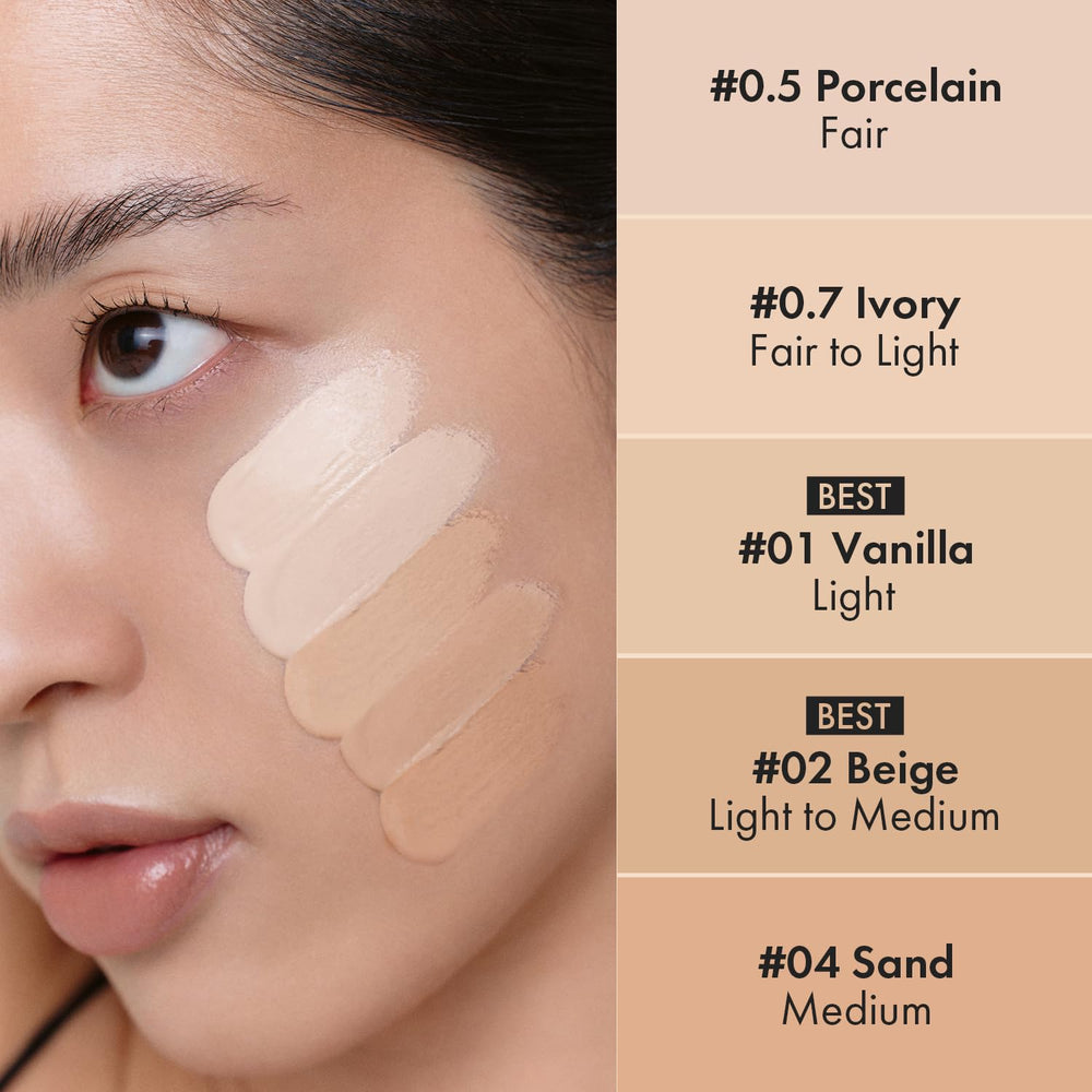 AEKYUNGLUNA LUNA concealer contains vitamin E and chamomile for skin comfort.