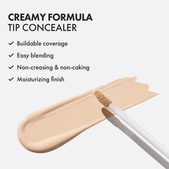 AEKYUNGLUNA LUNA concealer under-eye application for bright, hydrated look.
