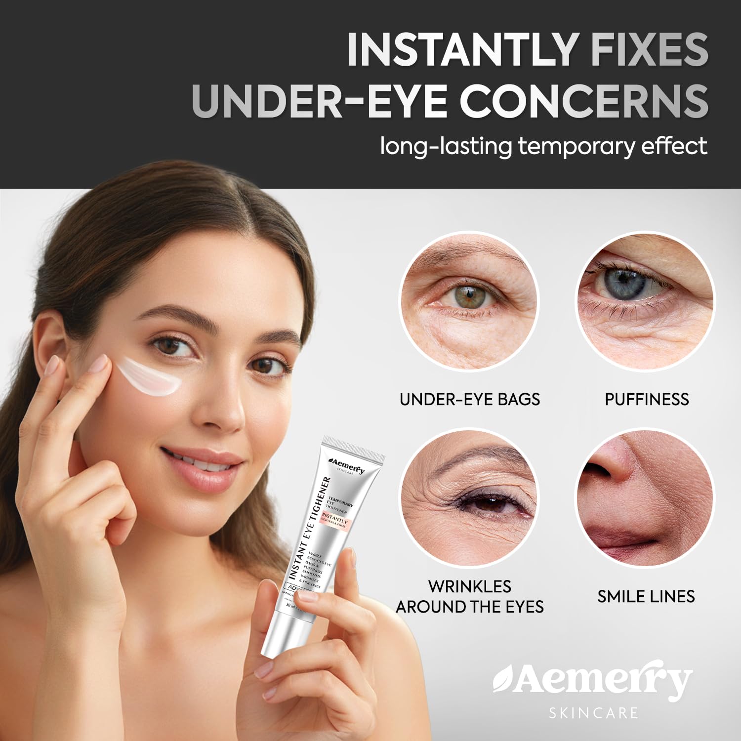 Aemerry lightweight non-greasy texture for quick absorption and daily use.