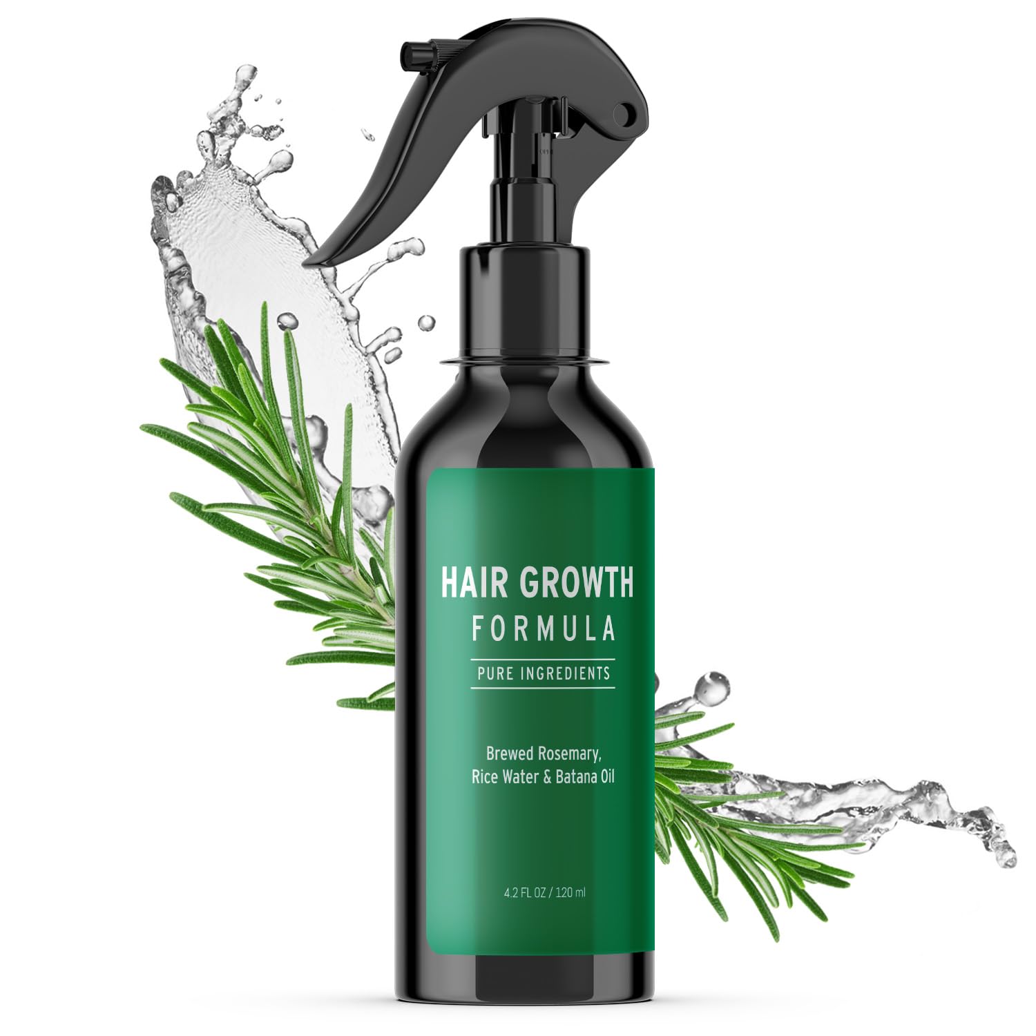 Aemerry Rosemary Water Spray bottle front view for hair growth