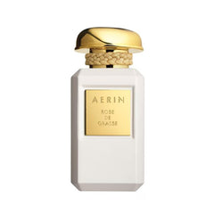 AERIN Rose De Grasse Parfum Spray close-up of cap, showcasing Damask Rose and amber warmth for evenings