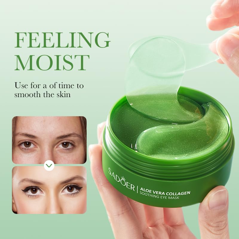 Aero Zen Aloe Vera Eye Mask serum absorption after use