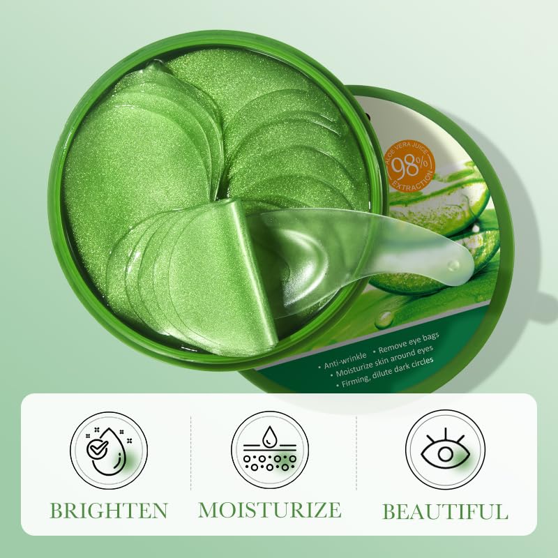 Aero Zen Aloe Vera Eye Patch with glow effect