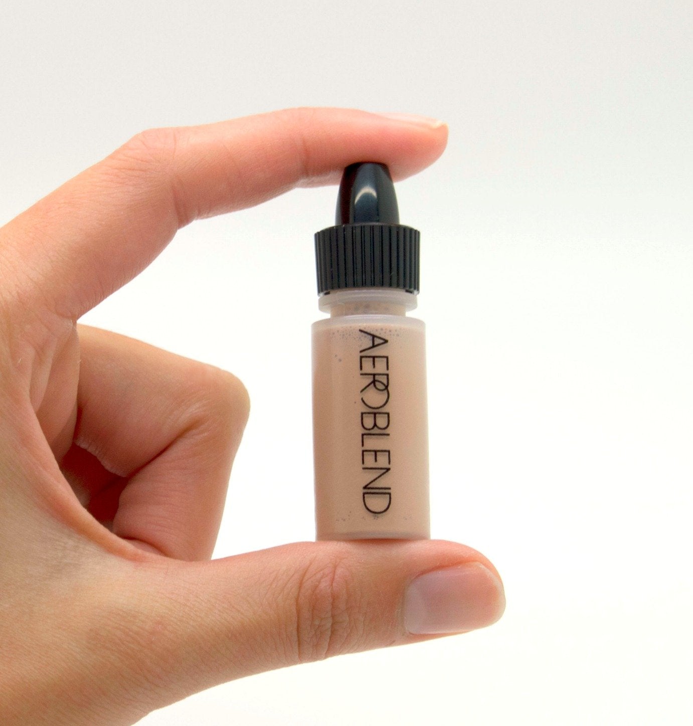 Aeroblend Airbrush Mini water-based formula delivers smooth, even coverage