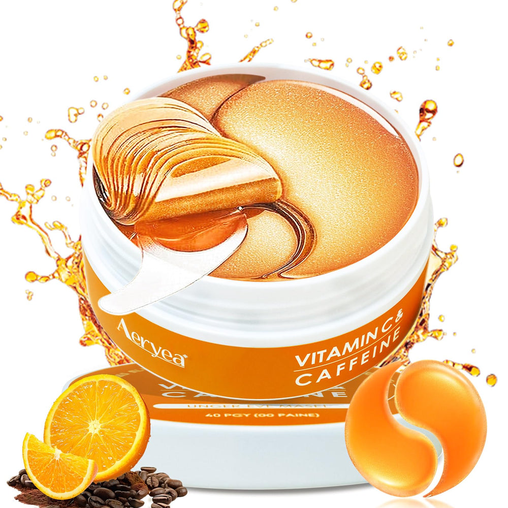 Aeryea under eye patches in a jar for brightening and revitalizing eyes