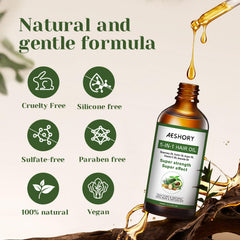 Aeshory Hair Oil argan glow highlights shine and smoothness.