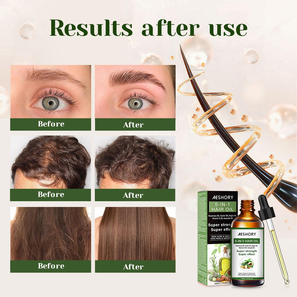 Aeshory Hair Oil scalp massage scene conveys lightweight, non-greasy feel.