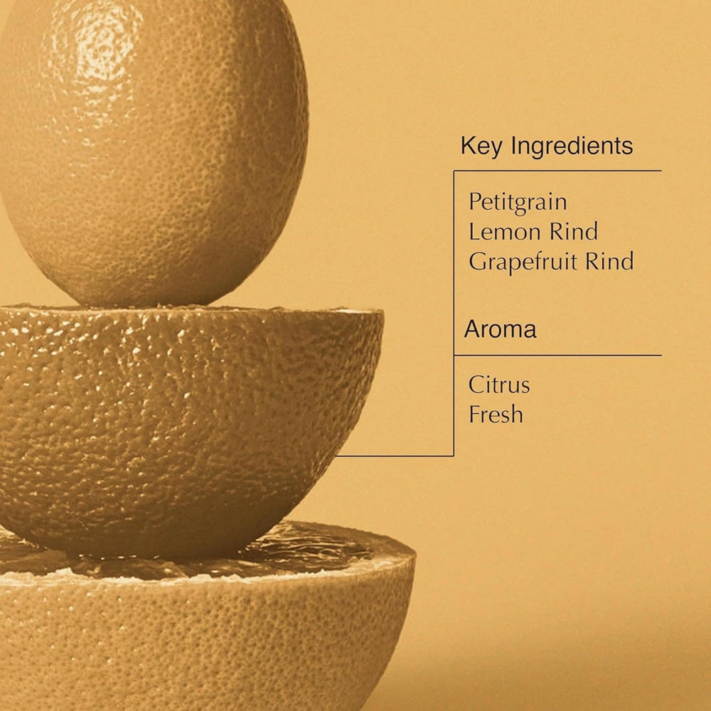 Aesop Citrus Melange Body Cleanser refill close-up on label highlighting vegan ethics.