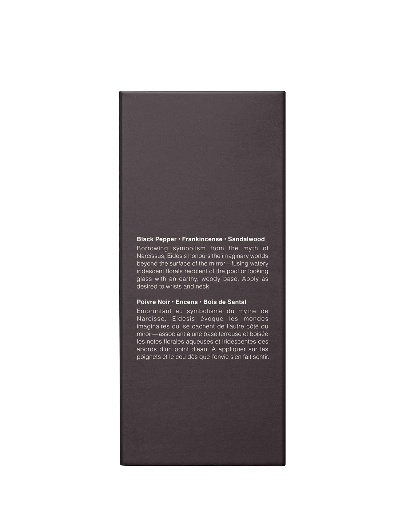 Aesop Eidesis heart-notes cumin and cedar suggest enveloping warmth