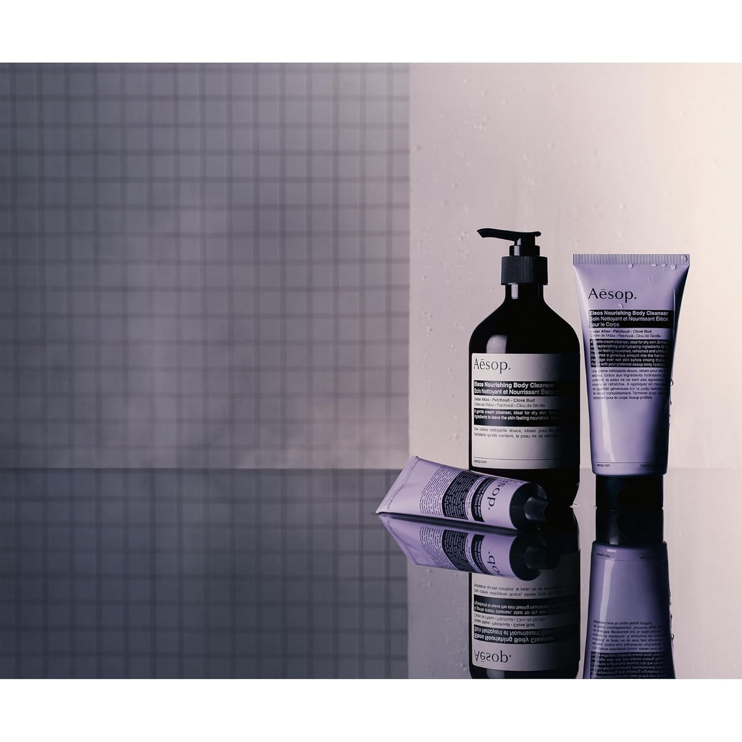 Aesop Eleos Patchouli fragrance adds earthy, calming notes.