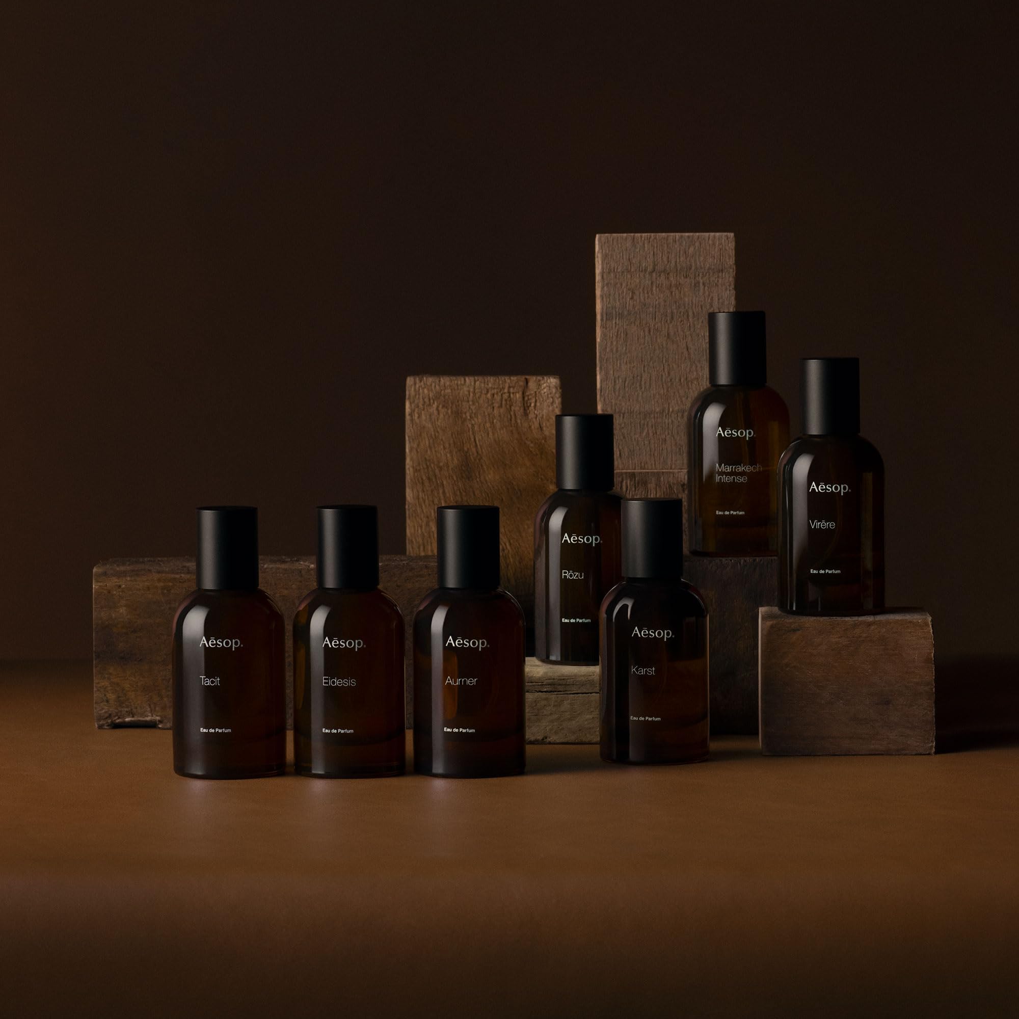 Aesop Hwyl base-notes vetiver-frankincense-cedar provide grounding warmth