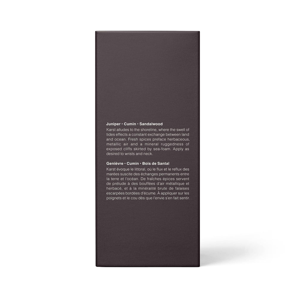 Aesop Karst pulse-point application demonstrates subtle, long-lasting aroma at work