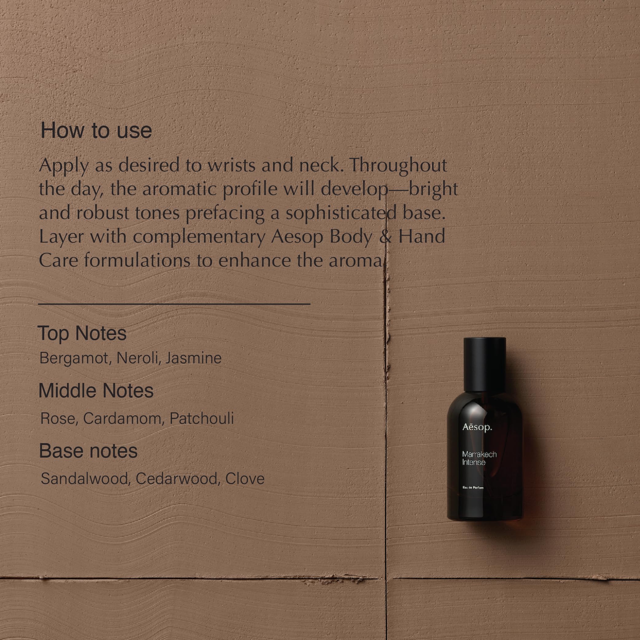 Aesop Marrakech Intense pour captured for on-the-go refinement