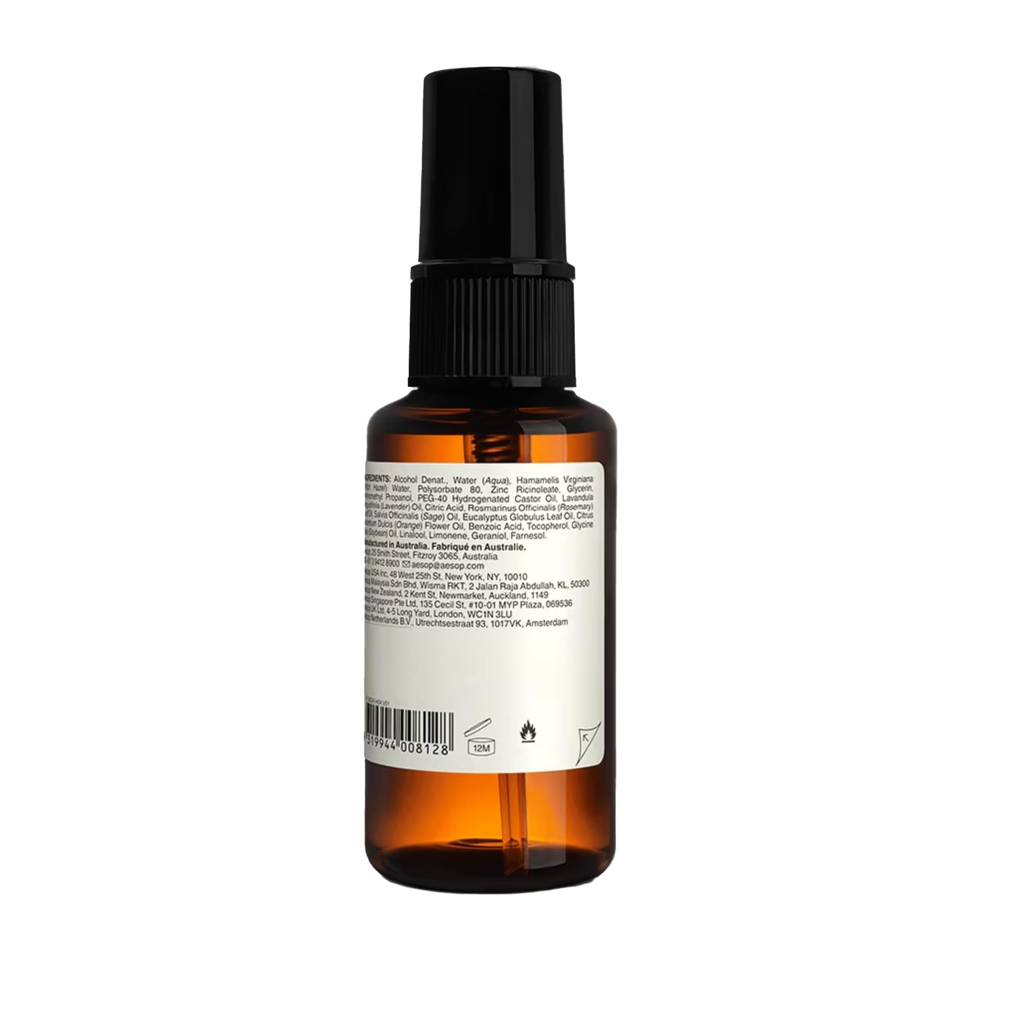 Aesop Vegan packaging with recycled plastics and eco friendly design.