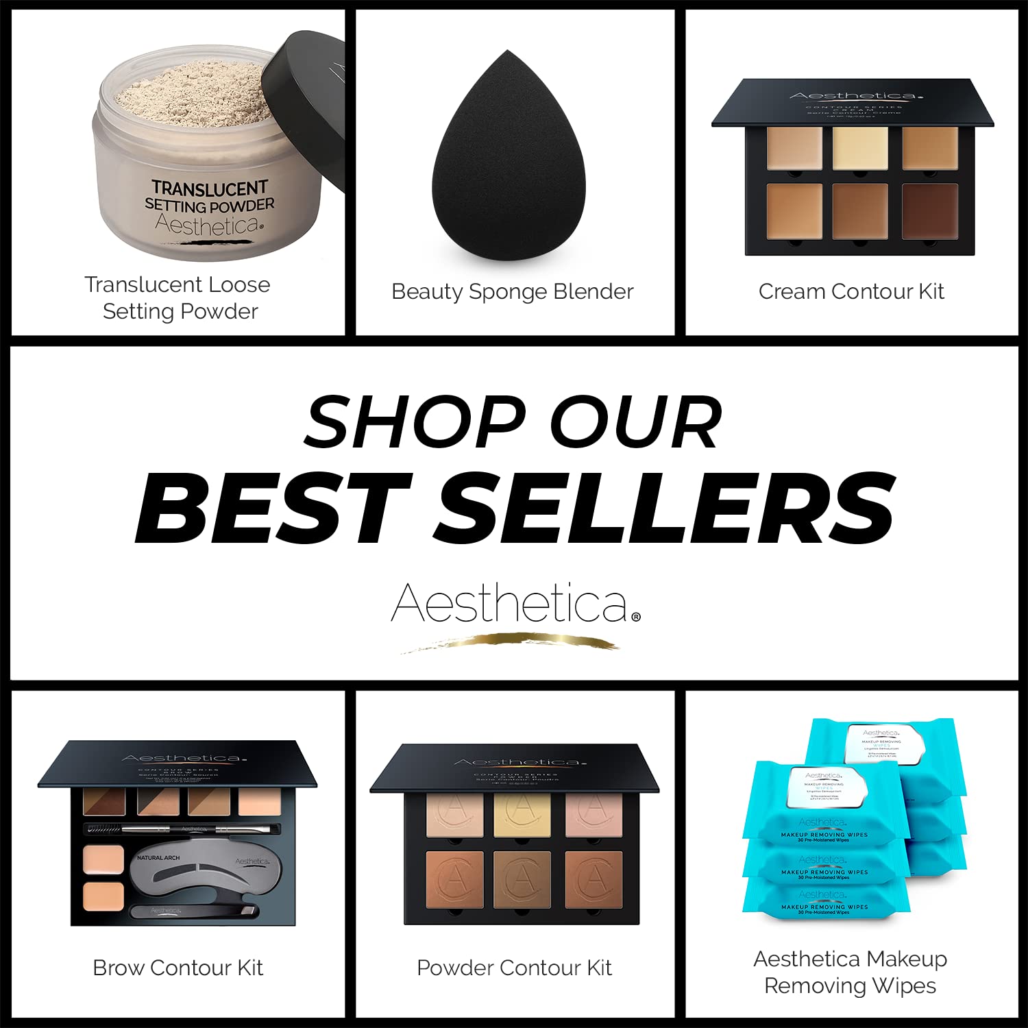 Aesthetica Banana Loose Setting Powder absorbing oil on the skin during day