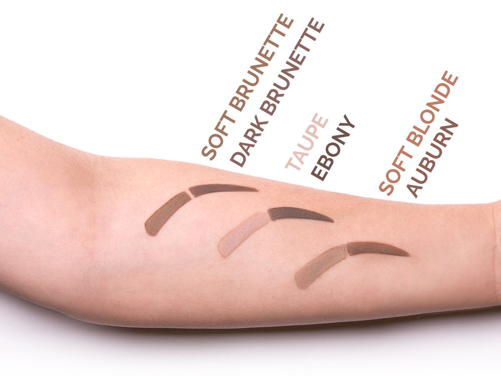 Aesthetica Brow Contour Kit tweezers enable precise shaping and cleanup.