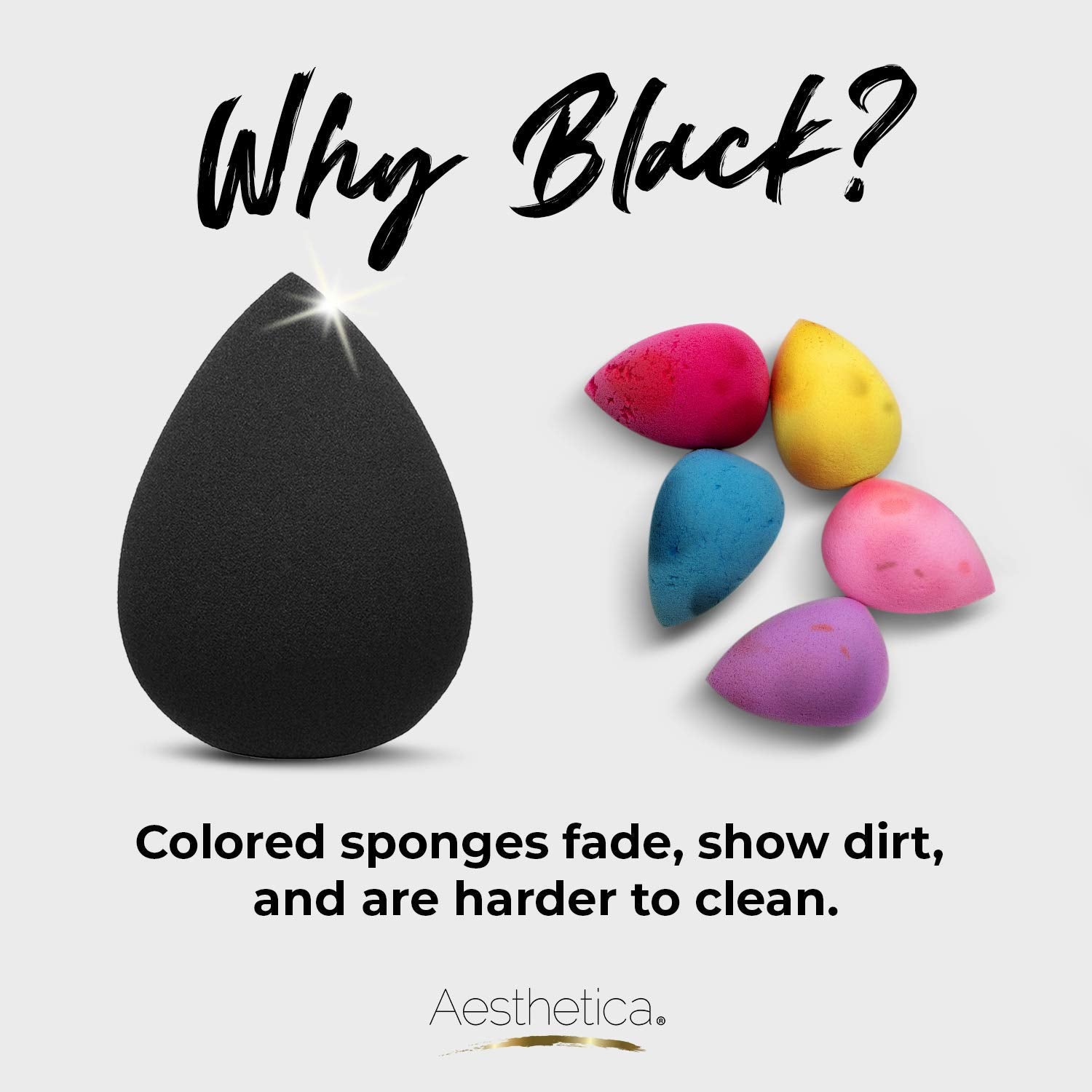Aesthetica cosmetics beauty sponge latex-free for sensitive skin.