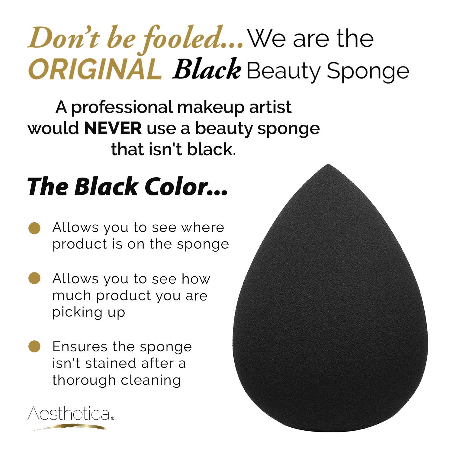 Aesthetica beauty sponge precision tip for small-area application.