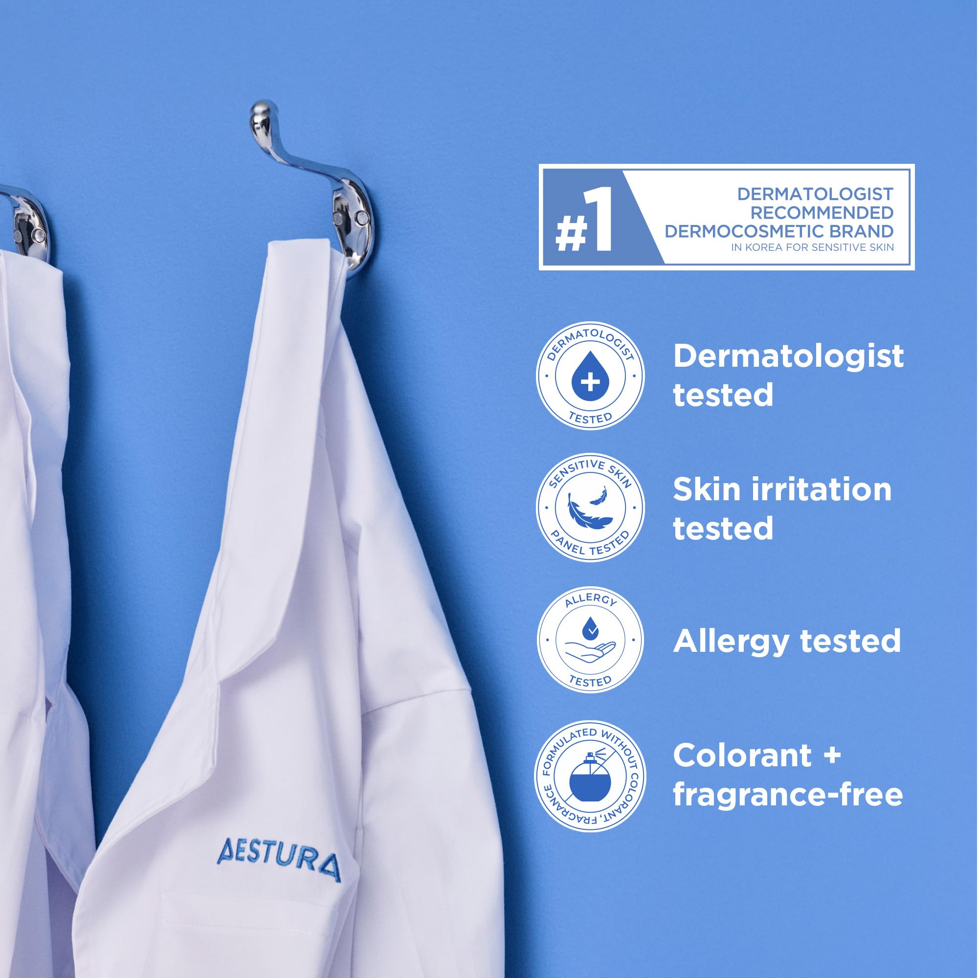 AESTURA ATOBARRIER365 derm-tested cleanser for daily use.