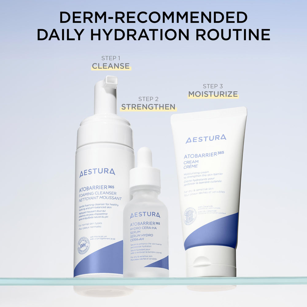 AESTURA ATOBARRIER365 fragrance-free formula reduces irritation.
