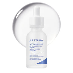 AESTURA ATOBARRIER365 serum bottle with pump delivers deep hydration.