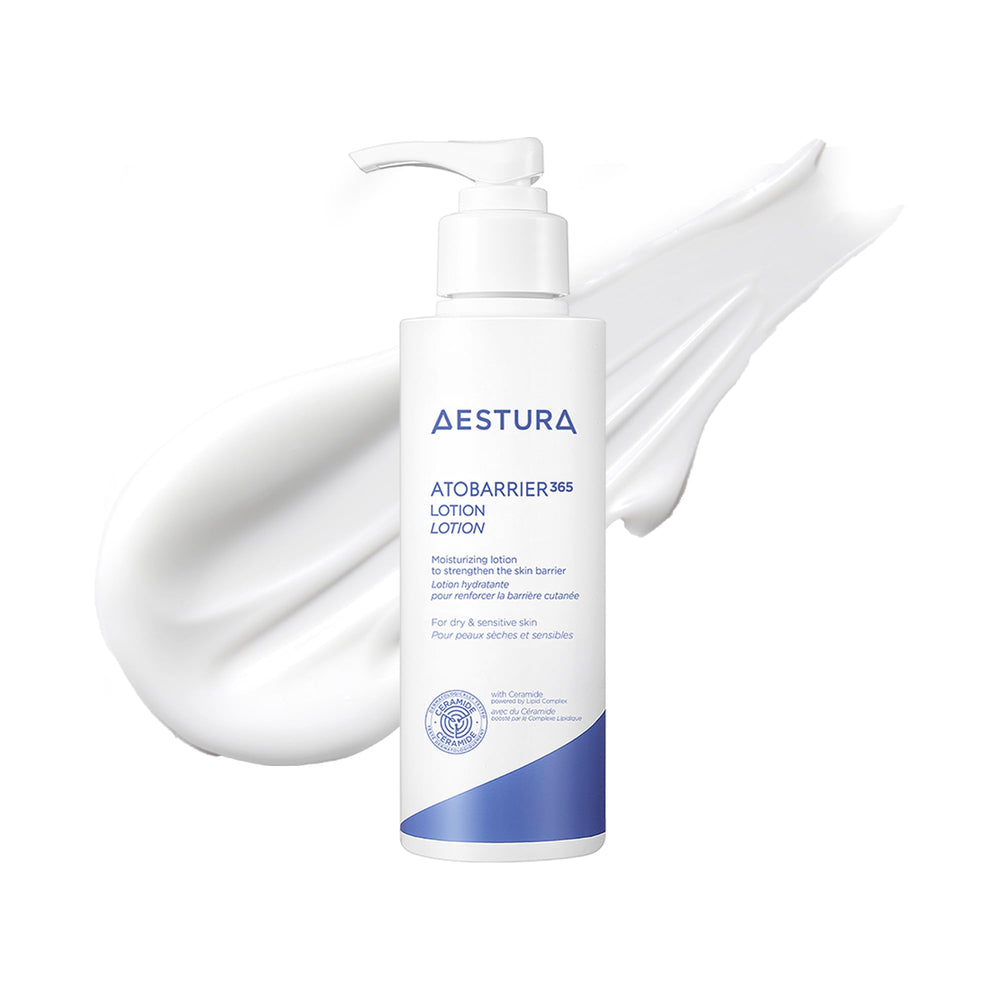 AESTURA ATOBARRIER365 moisturizer bottle for quick daily hydration.