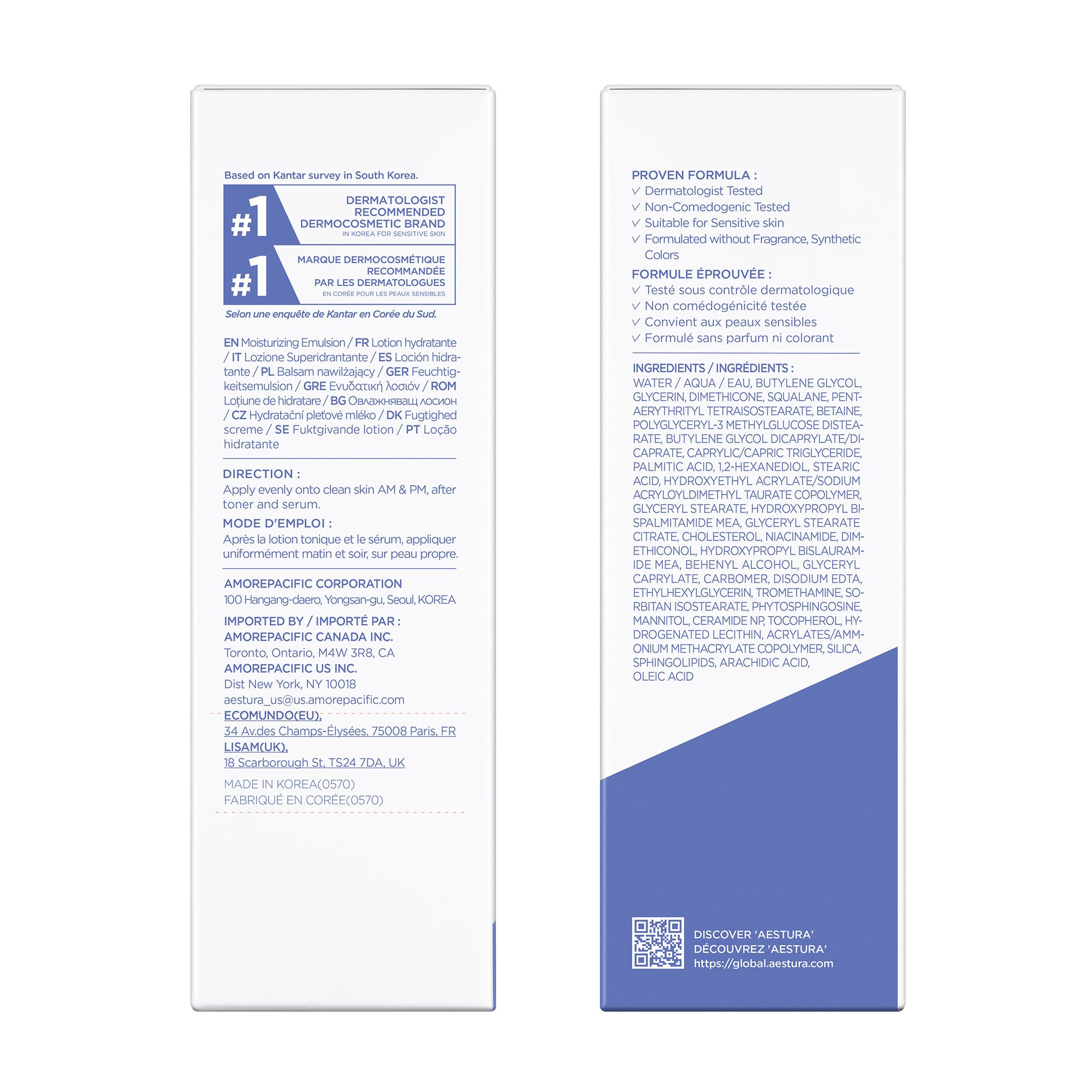 AESTURA ATOBARRIER365 morning routine hero shot for daily use.