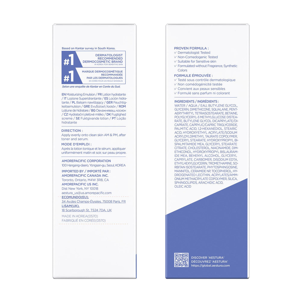 AESTURA ATOBARRIER365 morning routine hero shot for daily use.