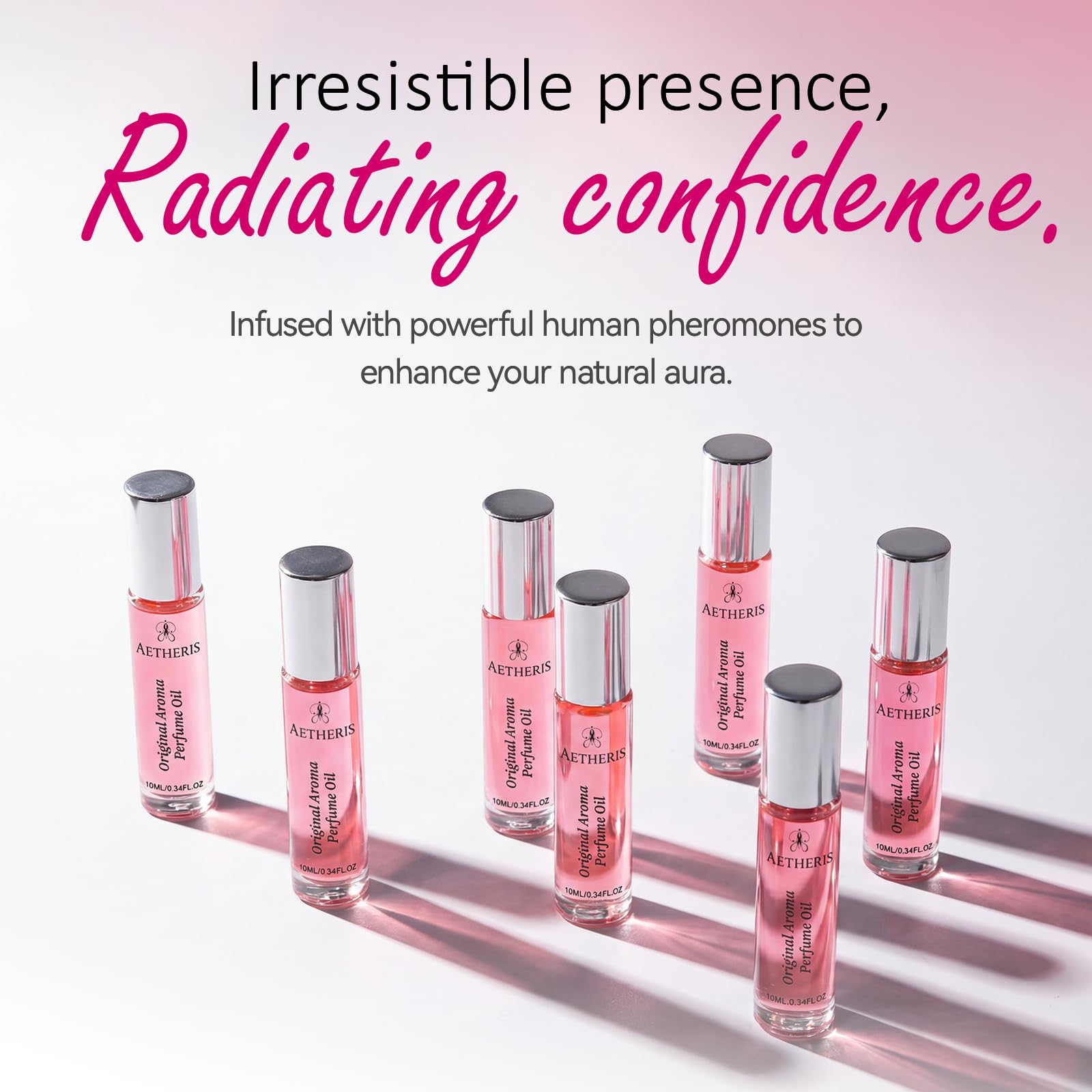 Aetheris pheromones travel-size perfume ideal for on-the-go scent boosts.