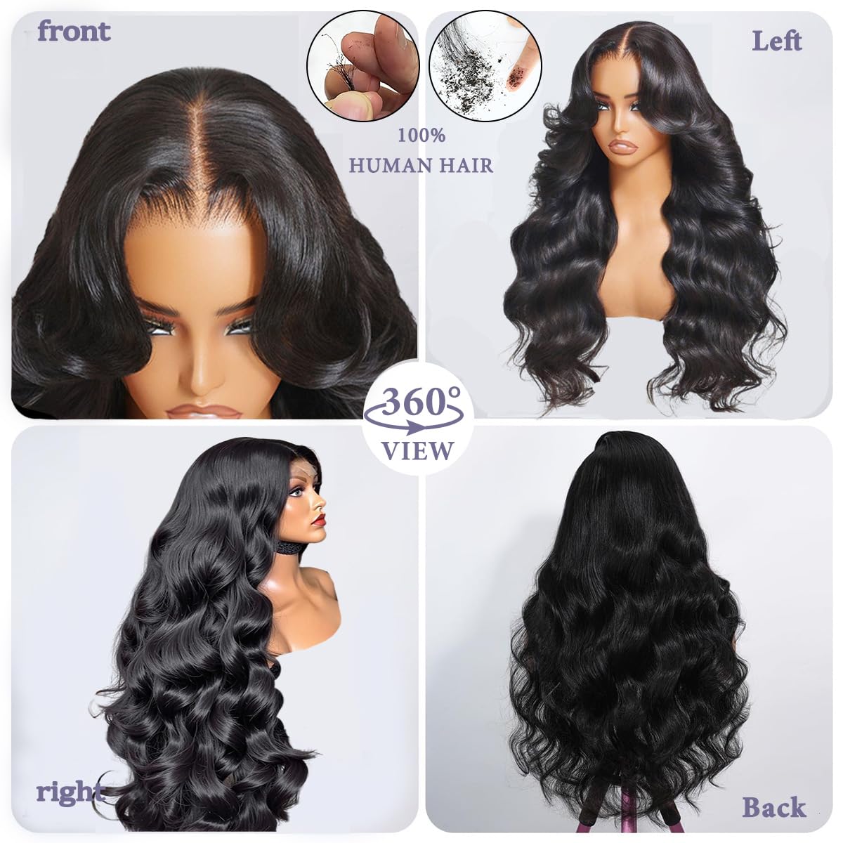 Afekisn pre-plucked hairline offers ready-to-wear convenience.