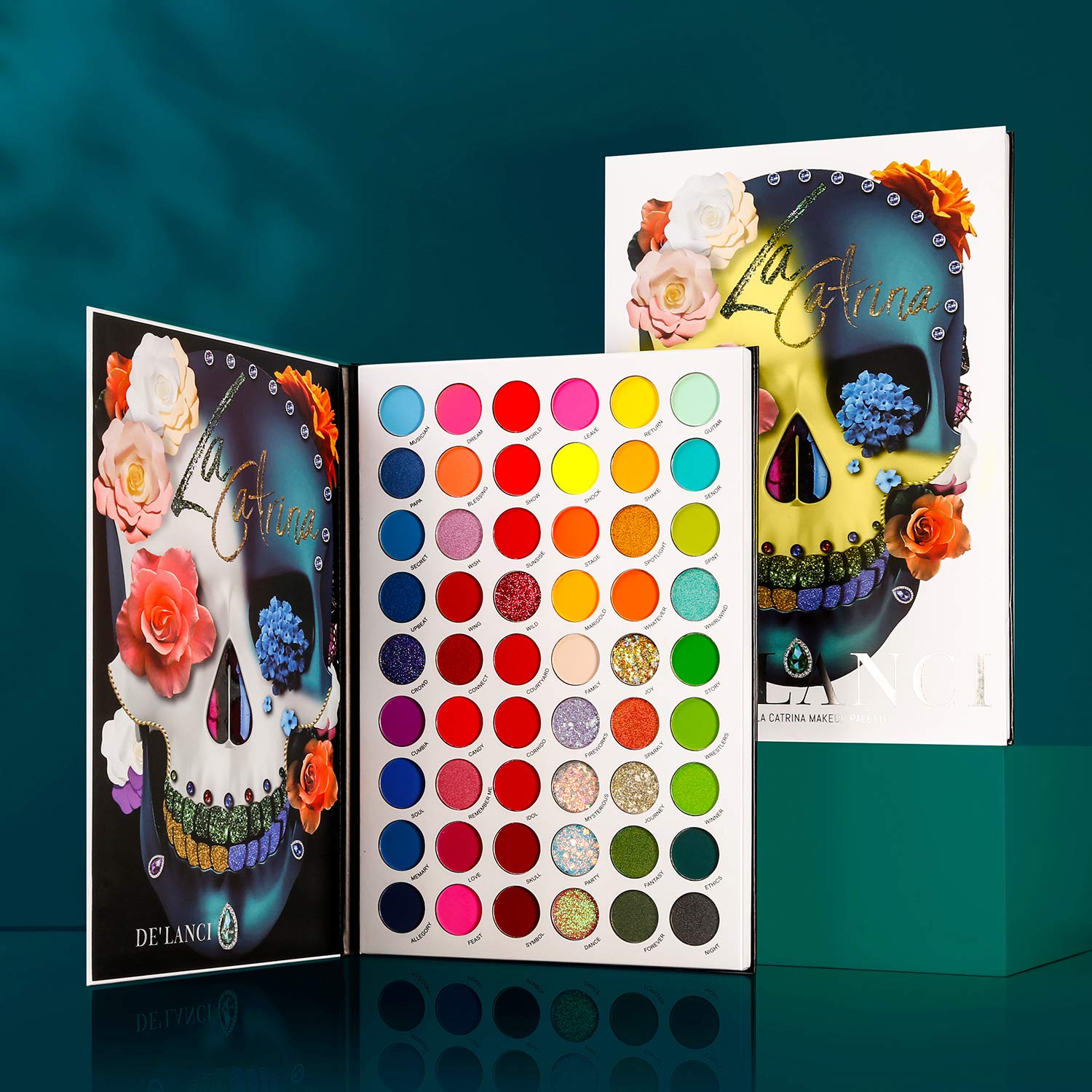Afflano six-row palette enables diverse smoky to neon looks.