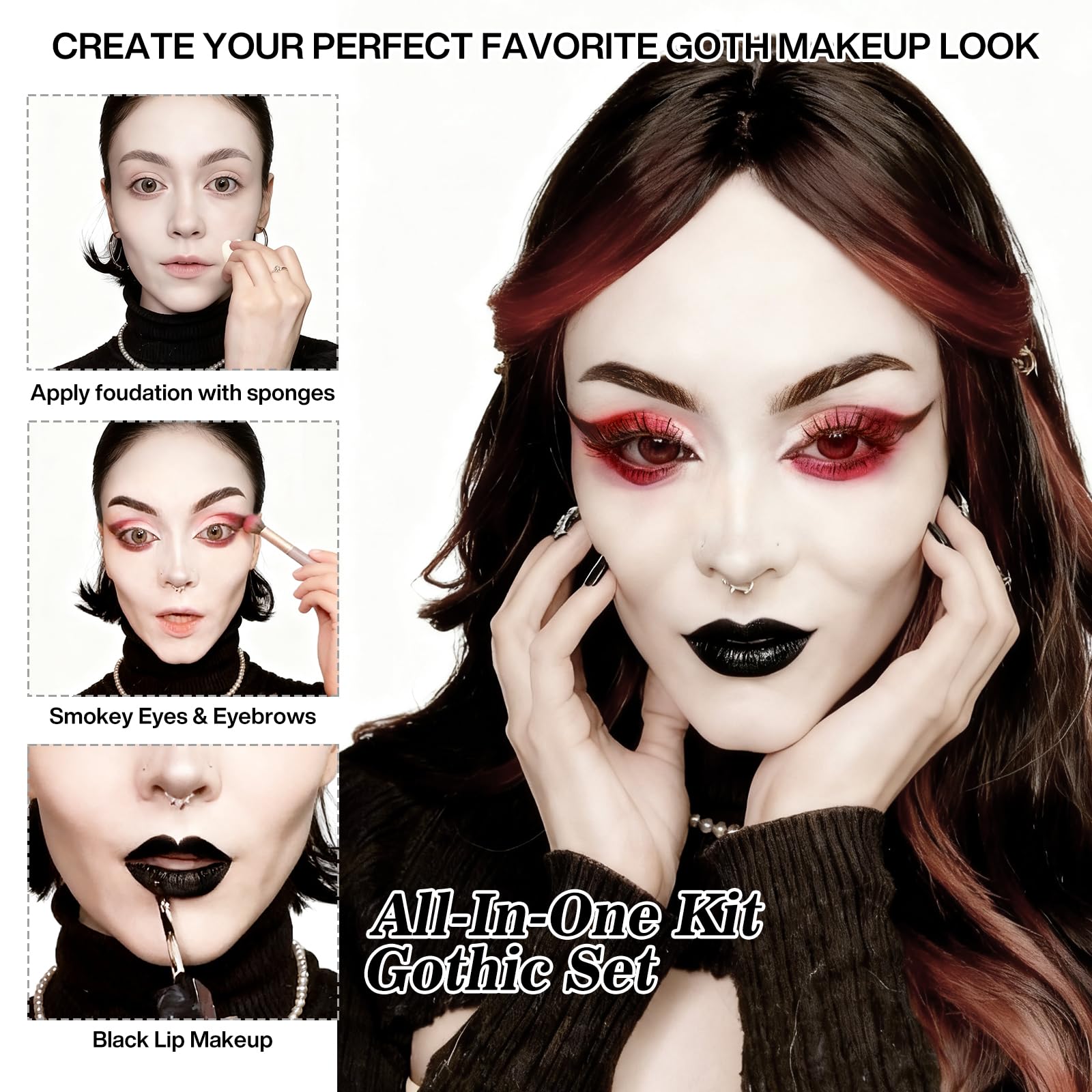 Afflano False Eyelashes for instant volume and drama