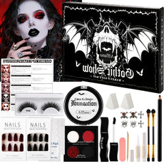 Afflano Goth White Foundation Cream for an even base in dramatic costumes