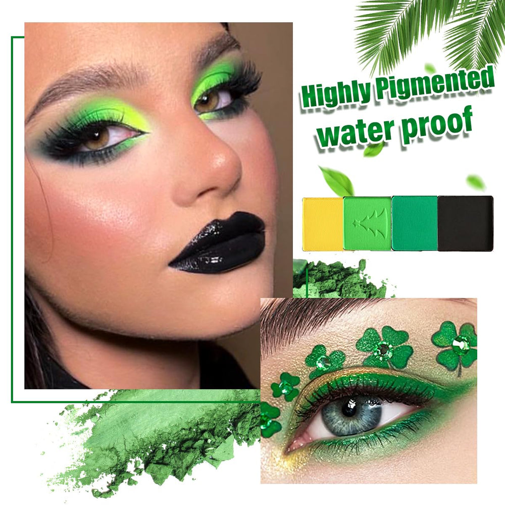 Afflano palette white black lime teal for versatile day-to-night looks.
