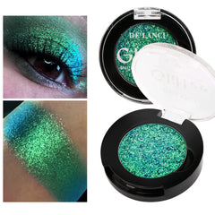 Afflano single green eyeshadow shimmery for versatile day-to-night looks