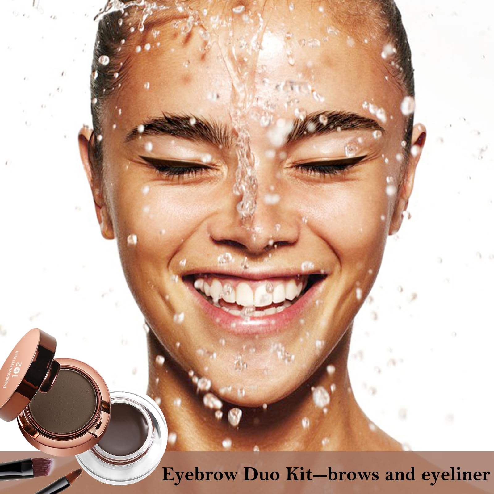 AFGHOUZ Mirror-included compact for on-the-go touch-ups