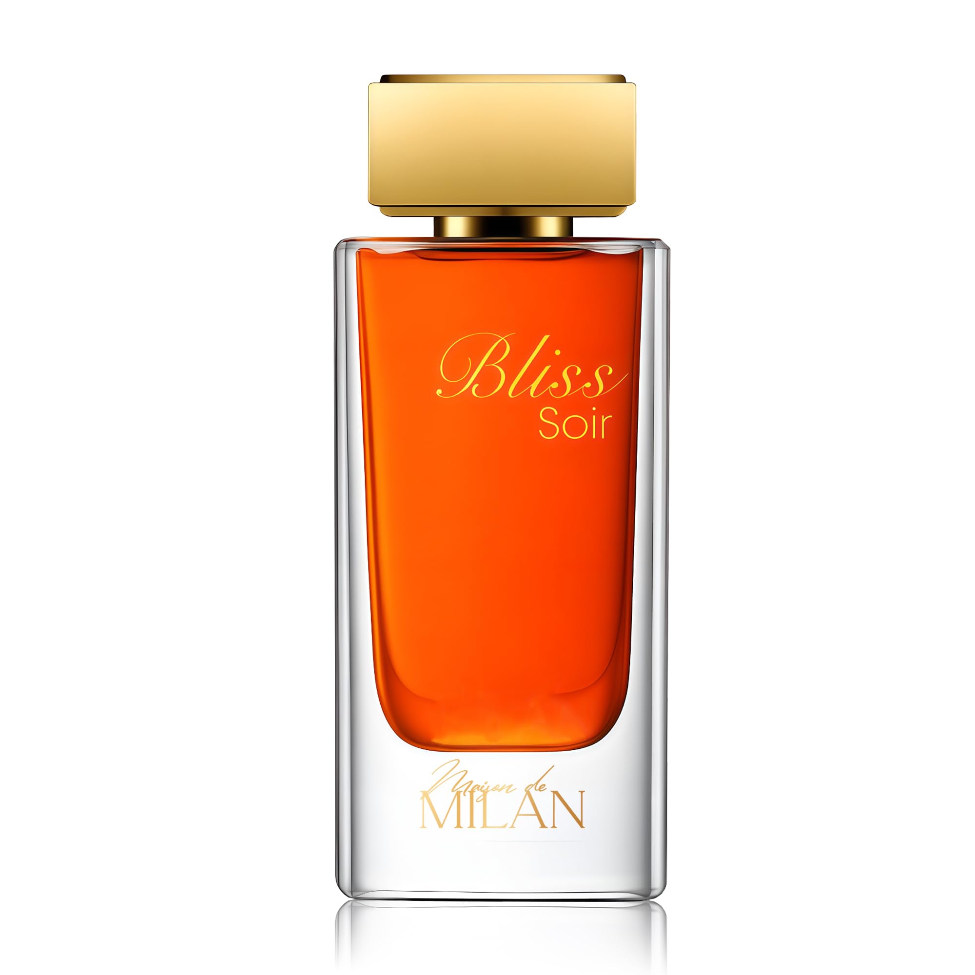 AFLUXE Bliss Soir red elixir bottle with golden cap exudes luxury.