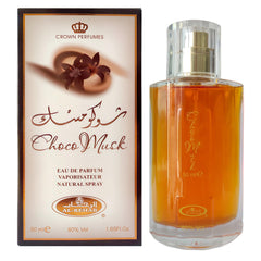 AFLUXE Choco Musk bottle front view showcasing rich chocolate and musk fragrance.