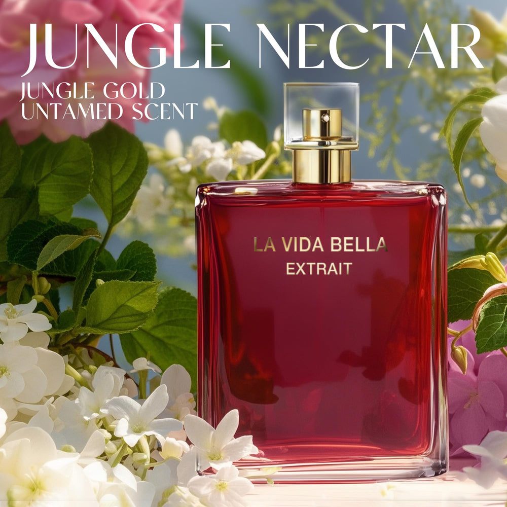 AFLUXE La Vida Bella EXT bottle closeup highlighting lavender and pear notes for everyday freshness.