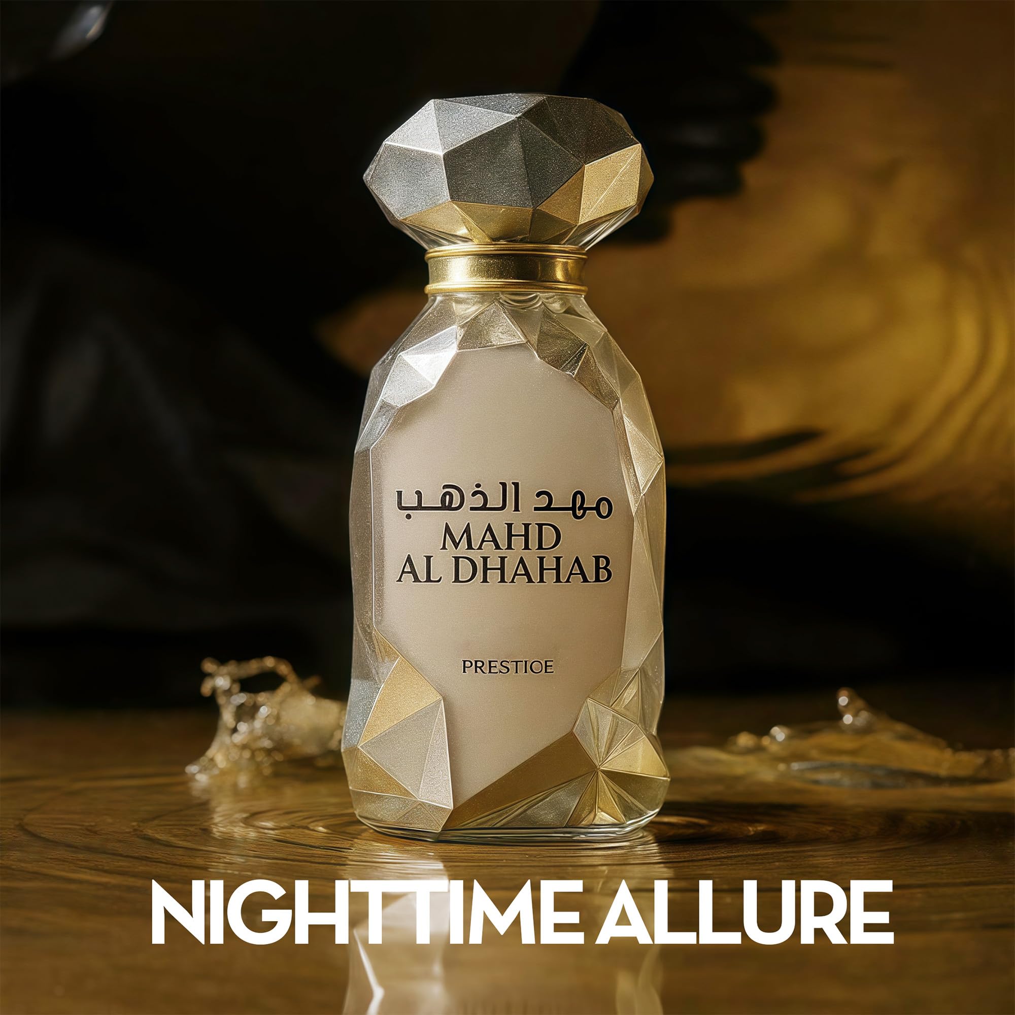 AFLUXE MAHD AL DHAHAB vanilla-amber-drydown with cognac nuance for cozy evenings