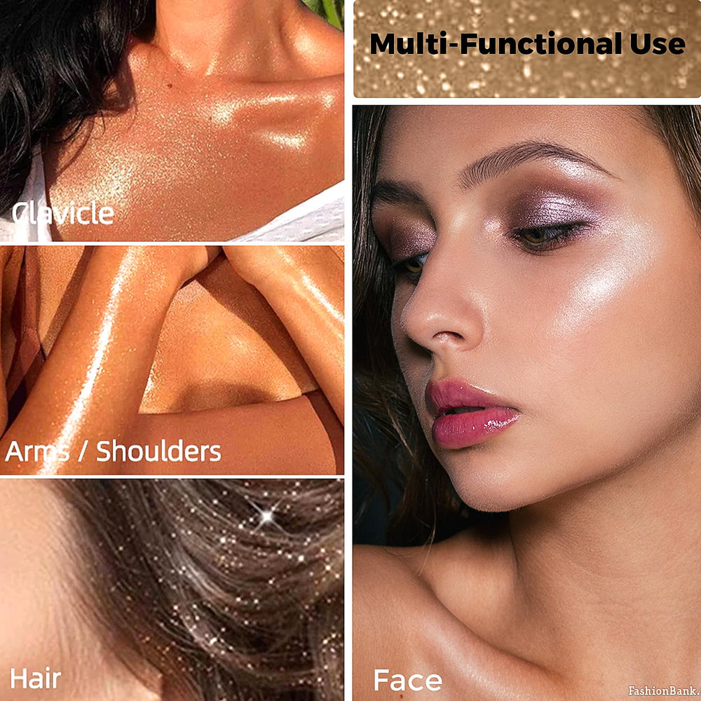 afmicat body glitter glows on skin for festival sparkle