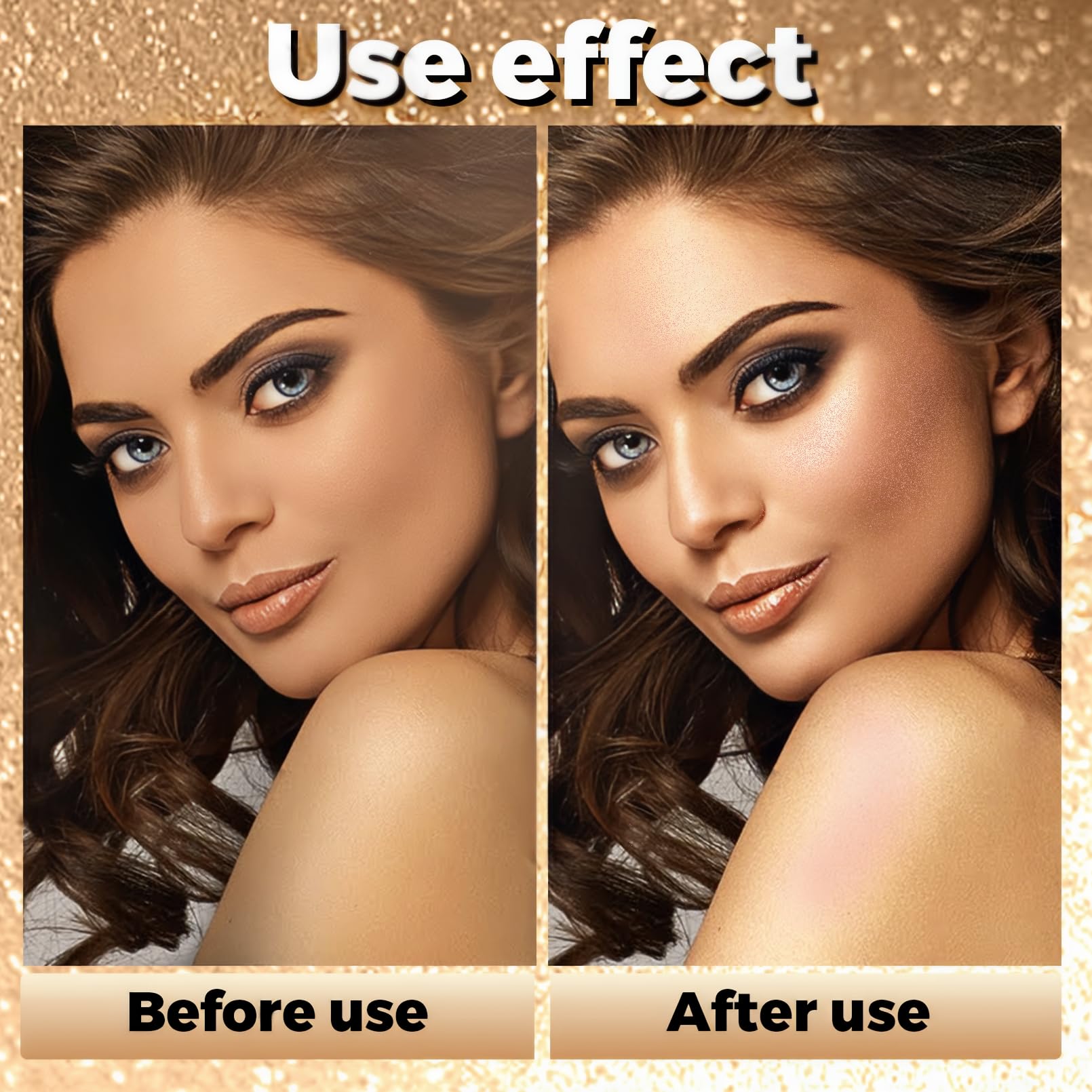 afmicat sponge head glitter application enables precise touch-ups