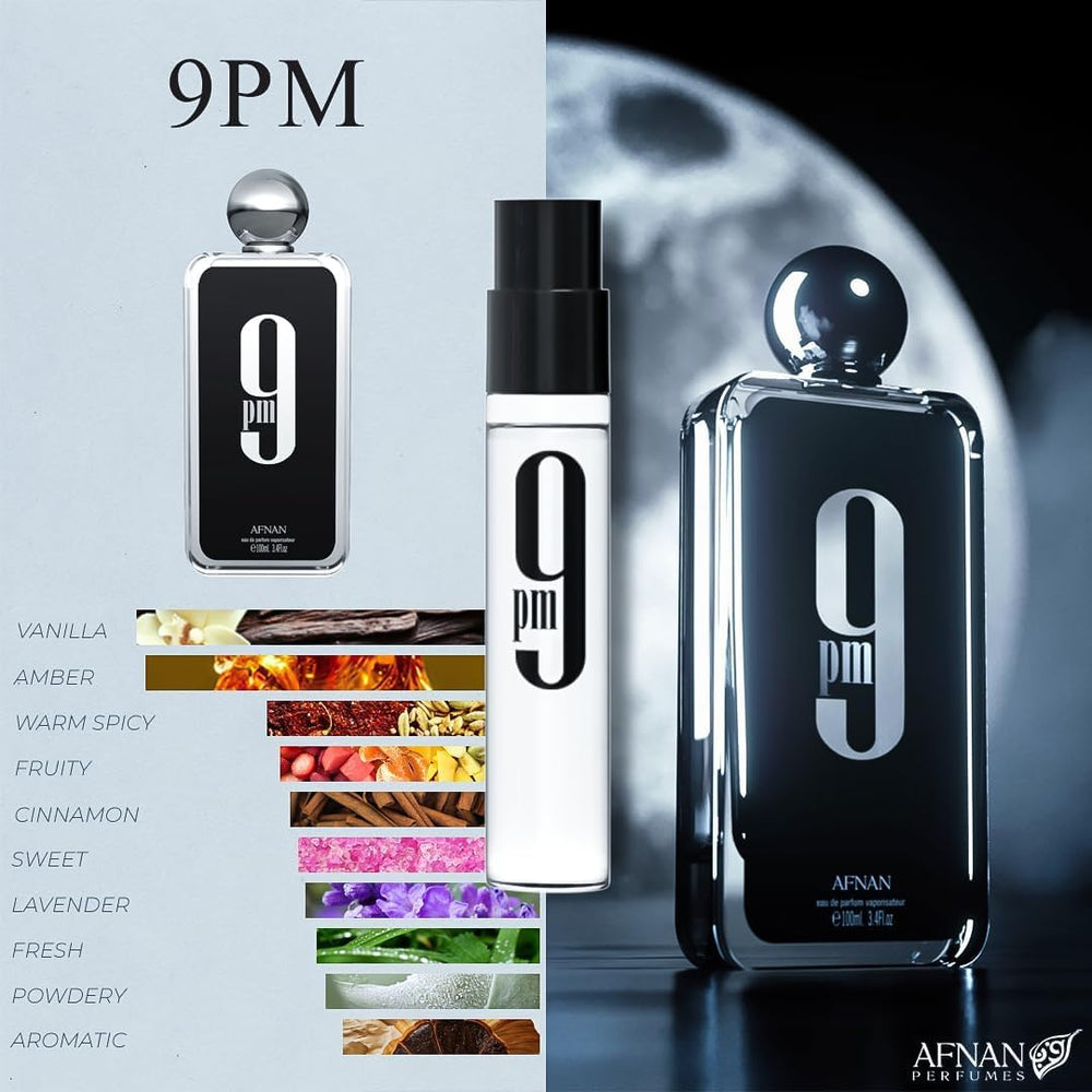 Afnan 9AM Dive Unisex 2ml vial for versatile everyday wear