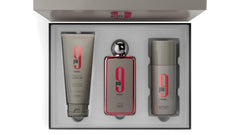 Afnan 9 PM Rebel shower gel bottle, luxurious cleansing with lasting aroma.