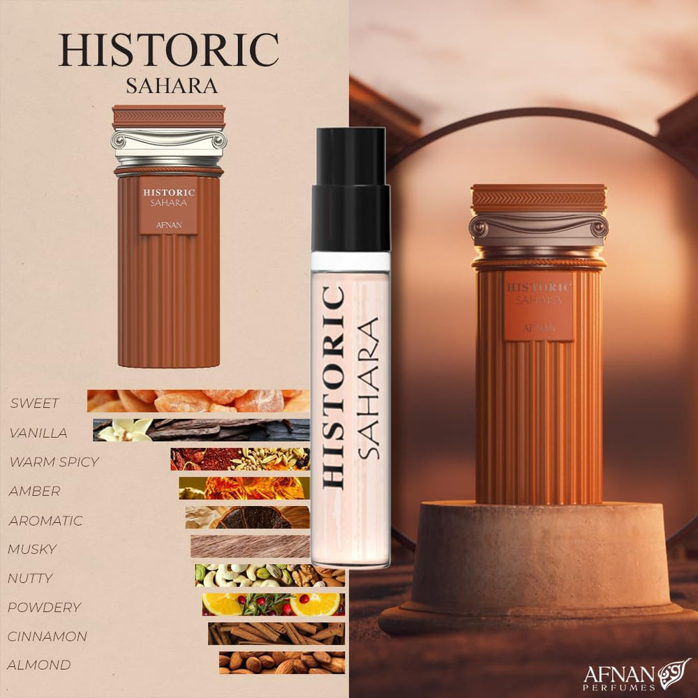 Afnan Historic Olmeda bottle delivers refined sophistication for professional settings.