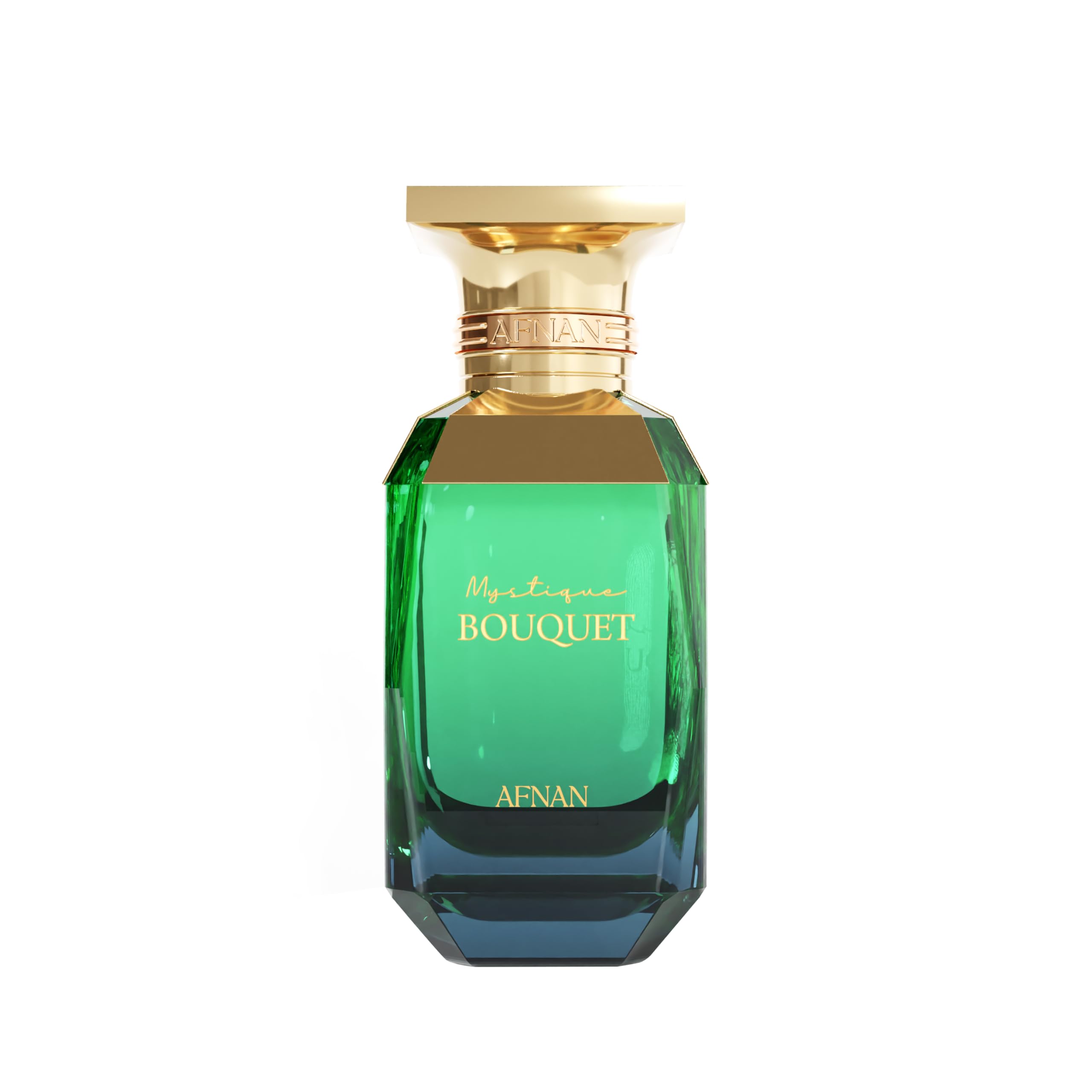 Afnan Mystique Bouquet bottle front, ideal everyday floral wear.