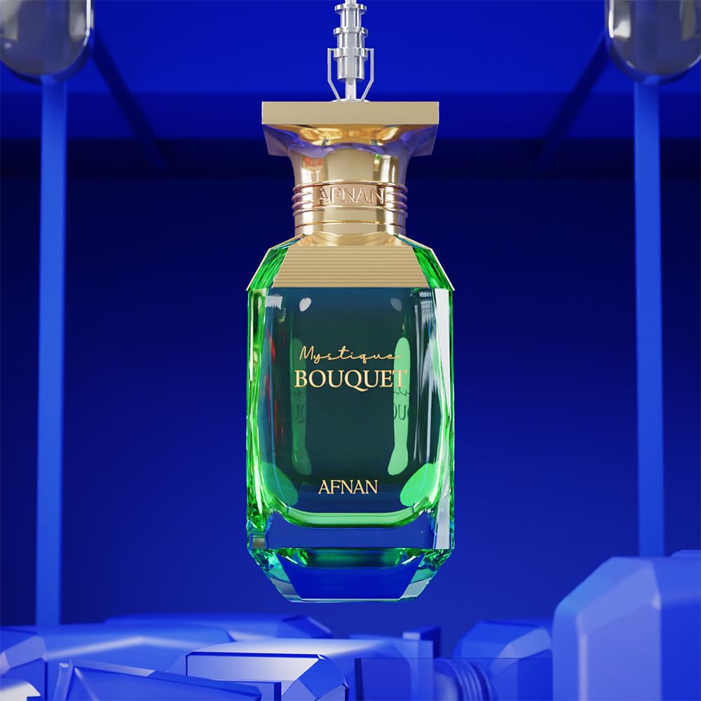 Afnan Mystique Bouquet perfume drops, fresh top notes for a bright opening.